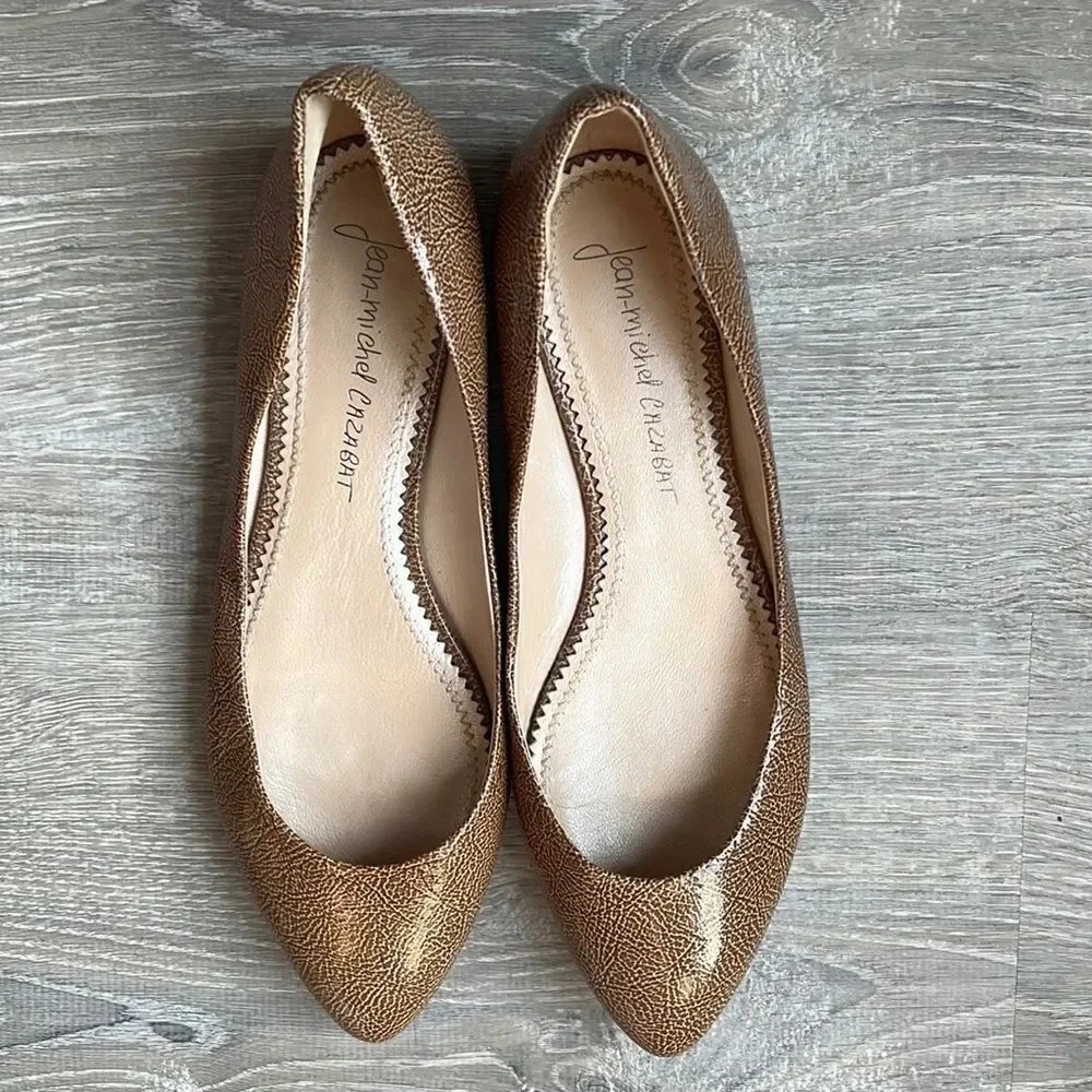 Jean-Michel Cazabat Women's Tan Flats & Loafers Size EU 40